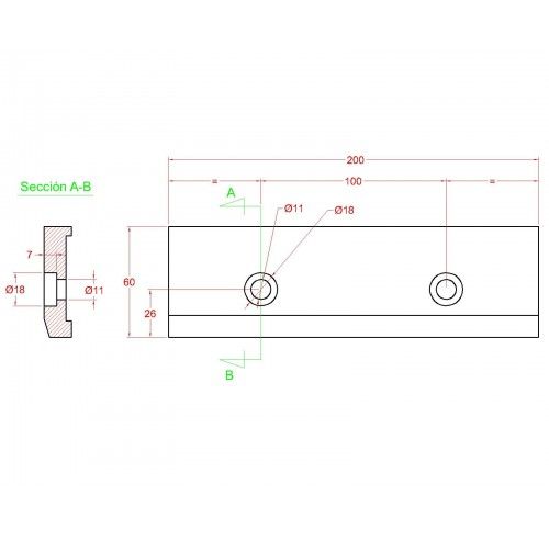 CLAMP AJIAL-COLLY 200 x 60 m/m