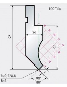 10.10/90º-88º PUNZON PROMECAM
