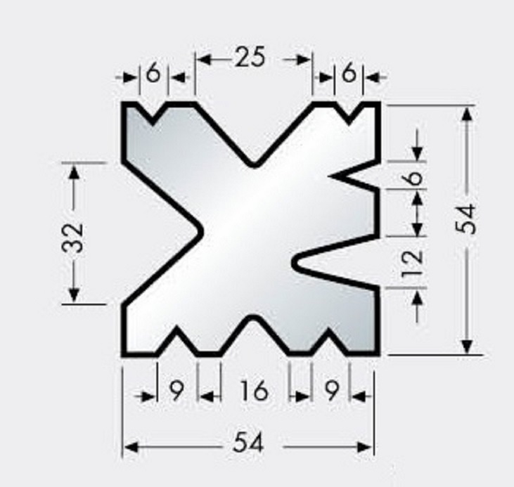 Croquis de la matrice multi-vé 1319E