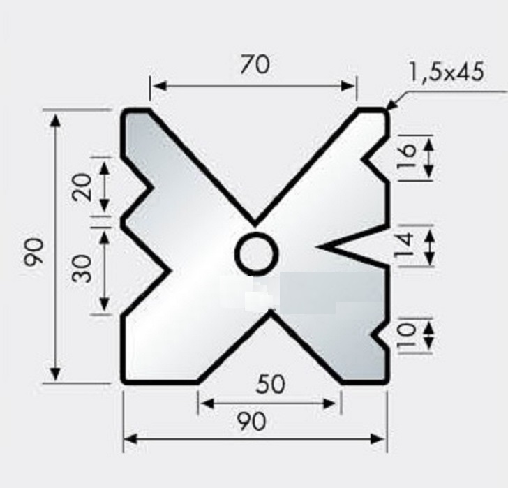 Croquis de la matrice multi-vé 20.10.626E