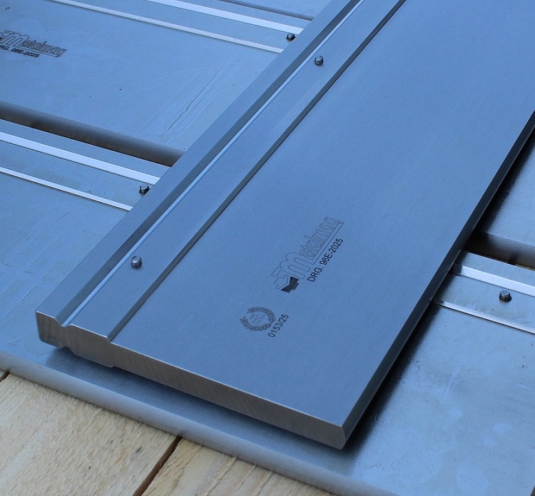 Los cuatro punzones especiales fabricados por Metalmaq
